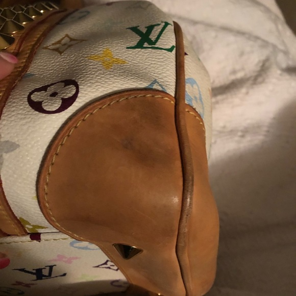 🔴SOLD🔴Louis Vuitton MM Multicolor White Courtney - Picture 7 of 8